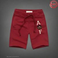 heren abercrombie and fitch athletic shorts rood Lage Kosten oc2t6867